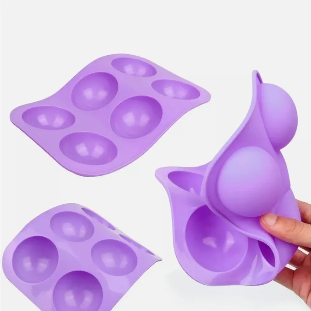 Hot Cocoa Bomb Molds Sphere Baking Molds Hot Chocolate Bomb Molds Silicone Ball